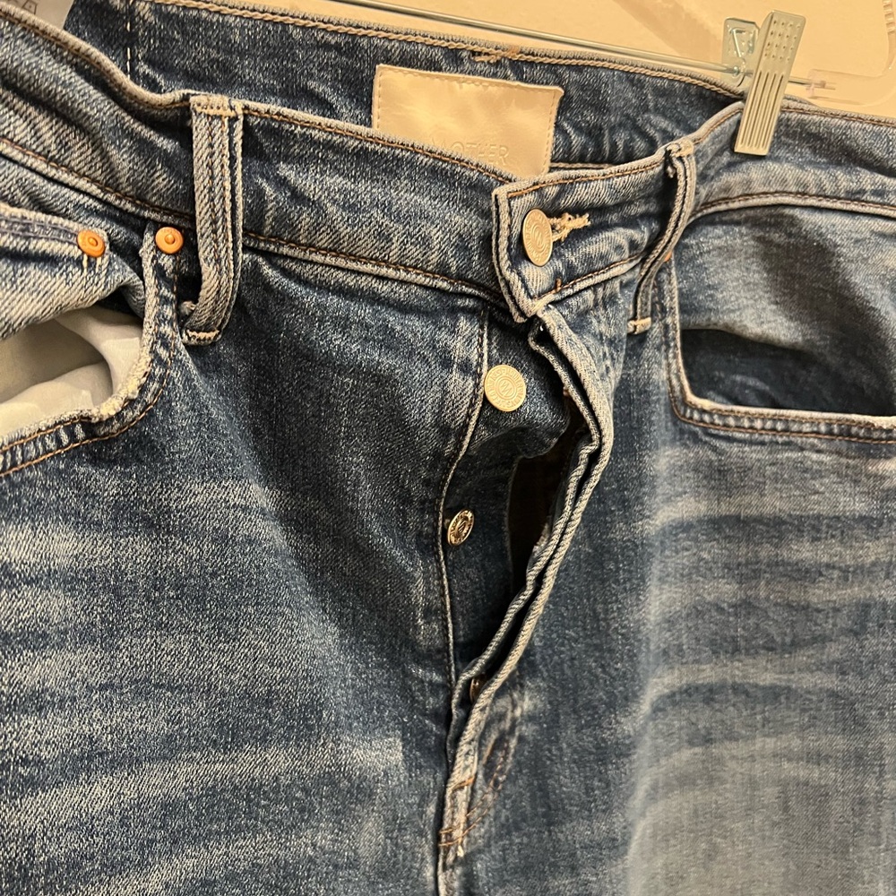 Mother the curbside ankle Blue Denim Jeans - Picture 7 of 8
